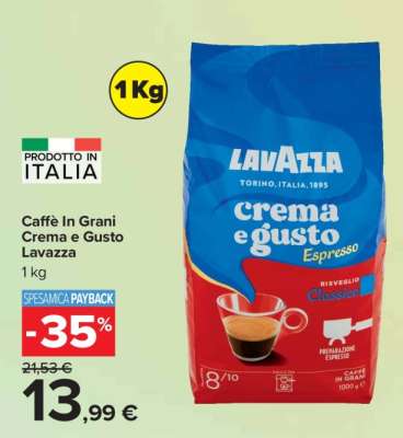 Caffè In Grani Crema e Gusto Lavazza