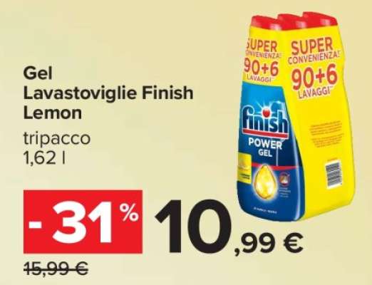 Gel Lavastoviglie Finish Lemon