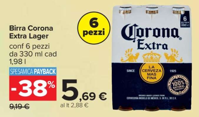 Birra Corona Extra Lager
