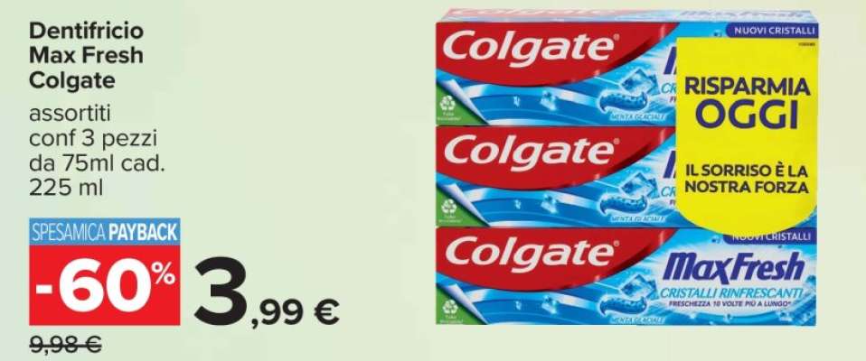 Dentifricio Max Fresh Colgate