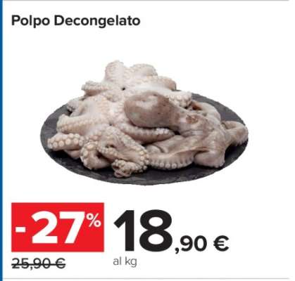 Polpo Decongelato