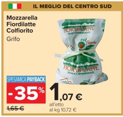 Mozzarella Fiordilatte Colfiorito