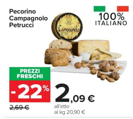 Pecorino Campagnolo Petrucci