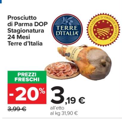 Prosciutto di Parma DOP Stagionatura 24 Mesi Terre d’Italia