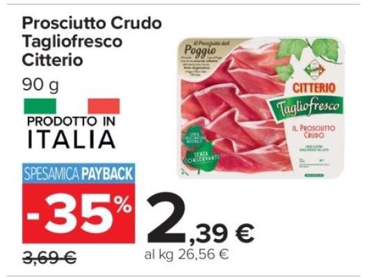Prosciutto Crudo Tagliofresco Citterio