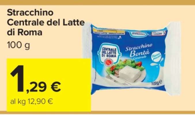 Stracchino Centrale del Latte di Roma