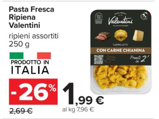 Pasta Fresca Ripiena Valentini