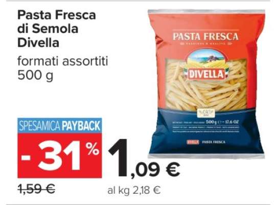 Pasta Fresca di Semola Divella