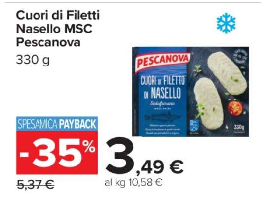 Cuori di Filetti Nasello MSC Pescanova