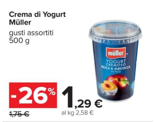 Crema di Yogurt Müller