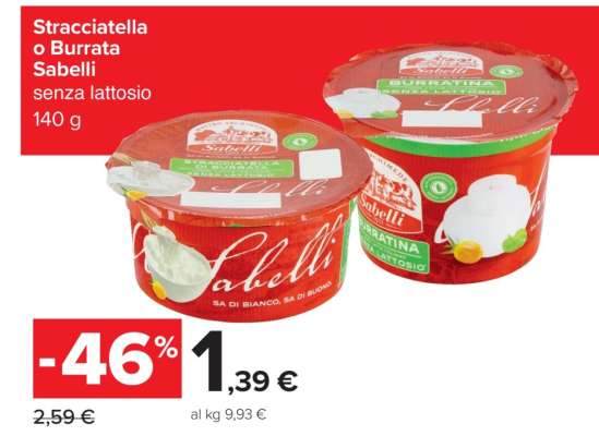 Stracciatella o Burrata Sabelli