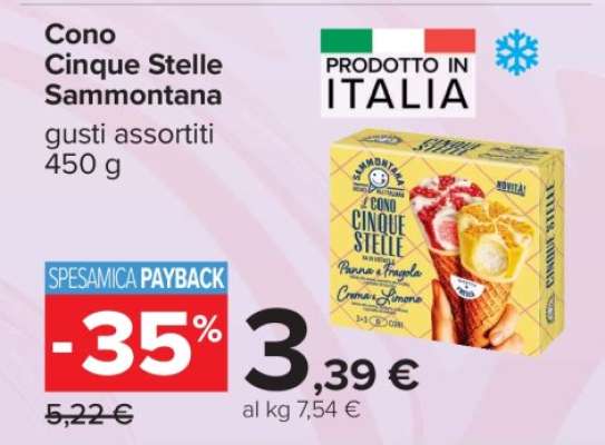 CONO CINQUE STELLE SAMMONTANA