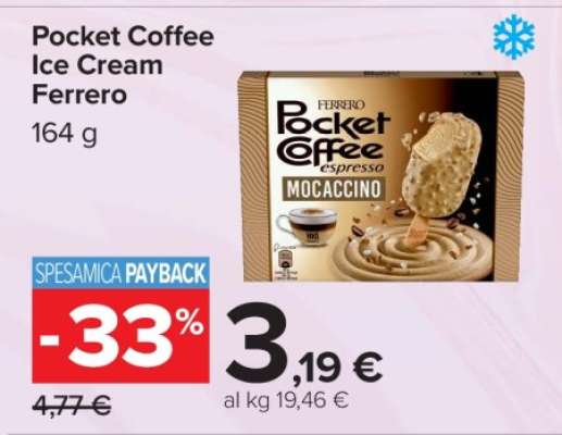 Pocket Coffee Ice Cream Ferrero