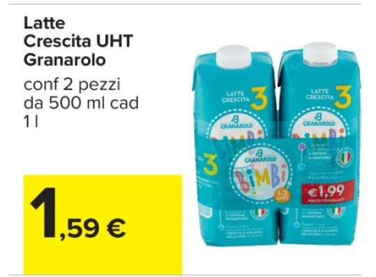 Latte Crescita UHT Granarolo