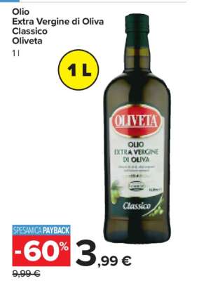 Olio Extra Vergine di Oliva Classico Oliveta
