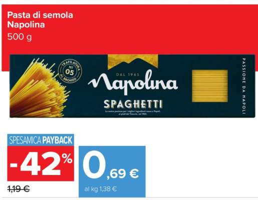 Pasta di semola Napolina