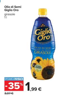 Olio di Semi Giglio Oro