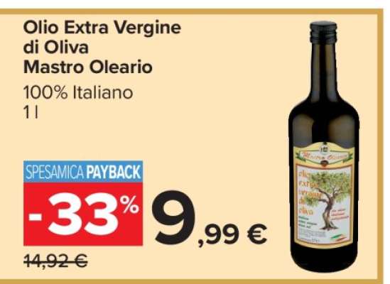 Olio Extra Vergine di Oliva Mastro Oleario
