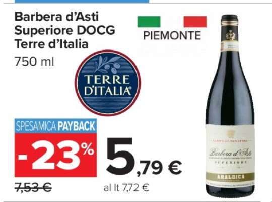 Barbera d’Asti Superiore DOCG Terre d’Italia
