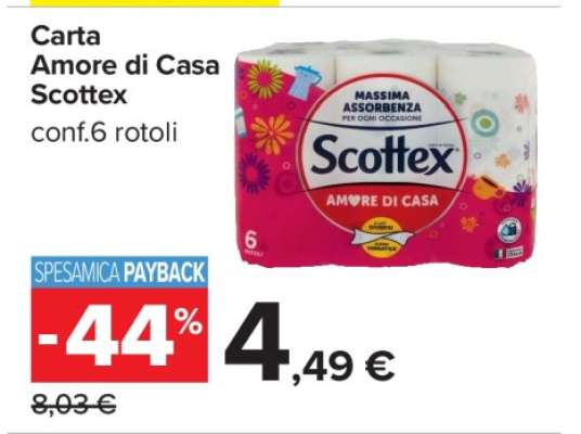 CARTA AMORE DI CASA SCOTTEX