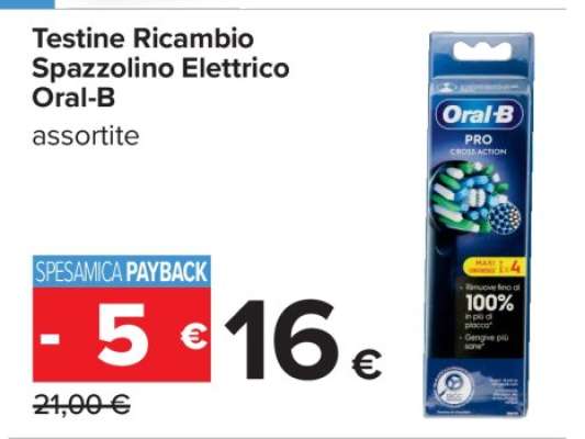 Testine Ricambio Spazzolino Elettrico Oral-B