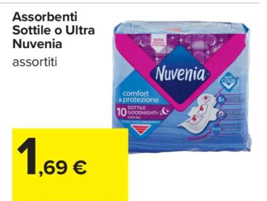 Assorbenti Sottile o Ultra Nuvenia