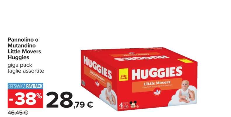 Pannolino o Mutandino Little Movers Huggies