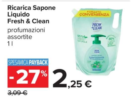Ricarica Sapone Liquido Fresh&Clean