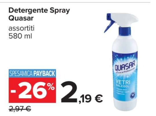 Detergente Spray Quasar