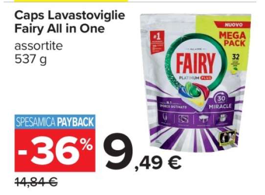 Caps Lavastoviglie Fairy All in One