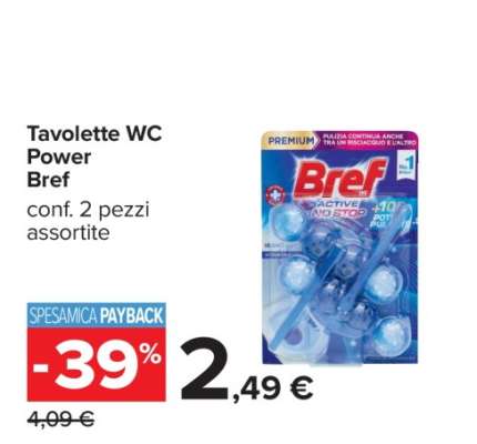 Tavolette WC Power Bref