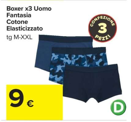 Boxer x3 Uomo