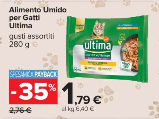 Alimento umido per gatti Ultima