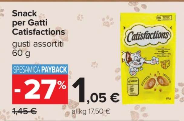 Snack per gatti Catisfactions