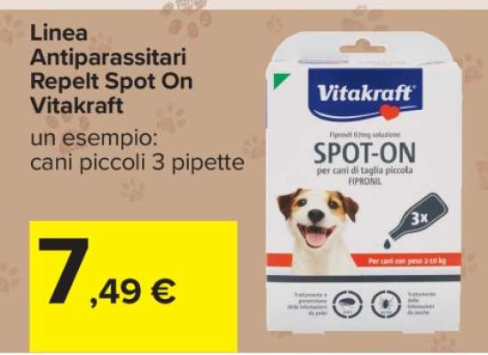 Linea Antiparassitari Repelt Spot On Vitakraft