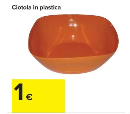 CIOTOLA IN PLASTICA