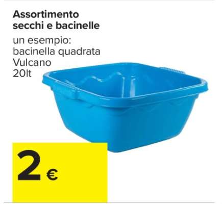 Assortimento secchi e bacinelle