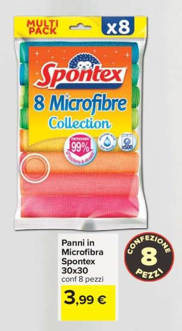 SPONTEX 8 Microfibre Collection