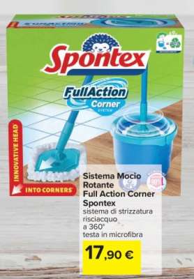 Sistema Mocio Rotante Full Action Corner Spontex