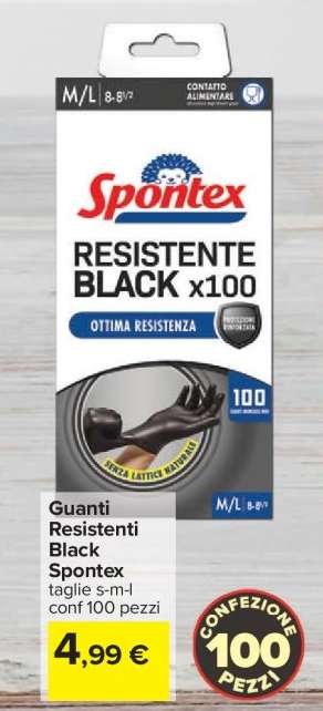 Guanti Resistenti Black Spontex