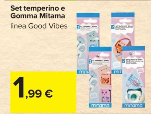 Set temperino e Gomma Mitama