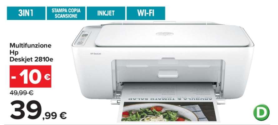 Multifunzione HP Deskjet 2810e