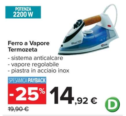 Ferro a Vapore Termozeta