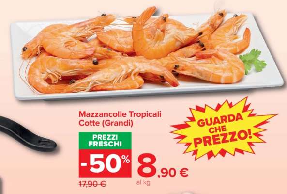 Mazzancolle Tropicali Cotte (Grandi)