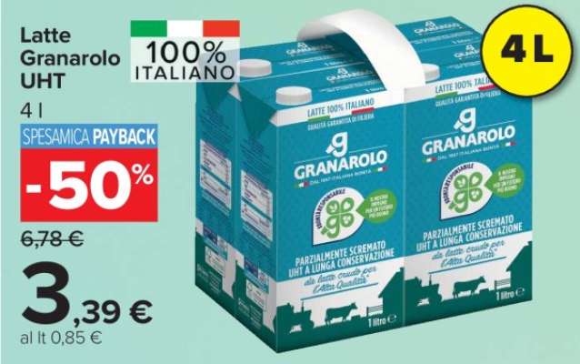 Latte Granarolo UHT