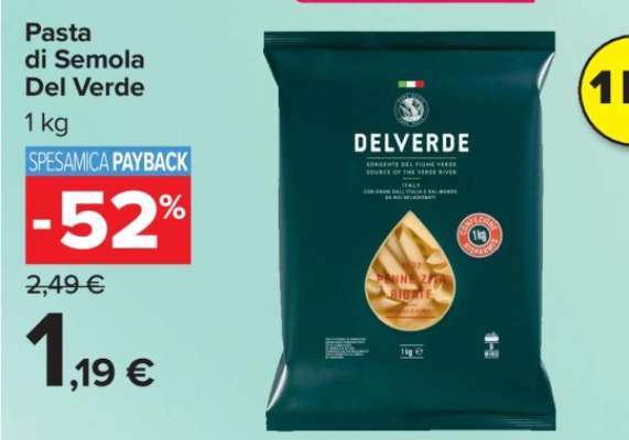 PASTA DI SEMOLA DEL VERDE