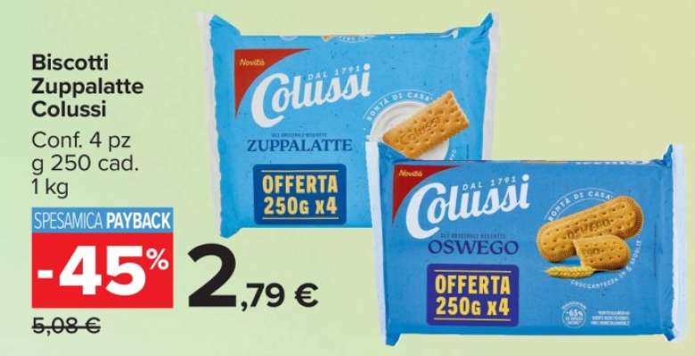 Biscotti Zuppalatte Colussi