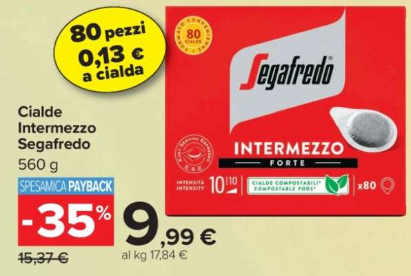 Cialde Intermezzo Segafredo