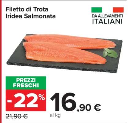 FILETTO DI TROTA IRIDEA SALMONATA