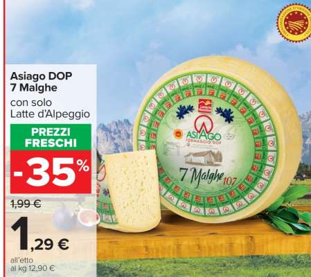 Asiago DOP 7 Malghe